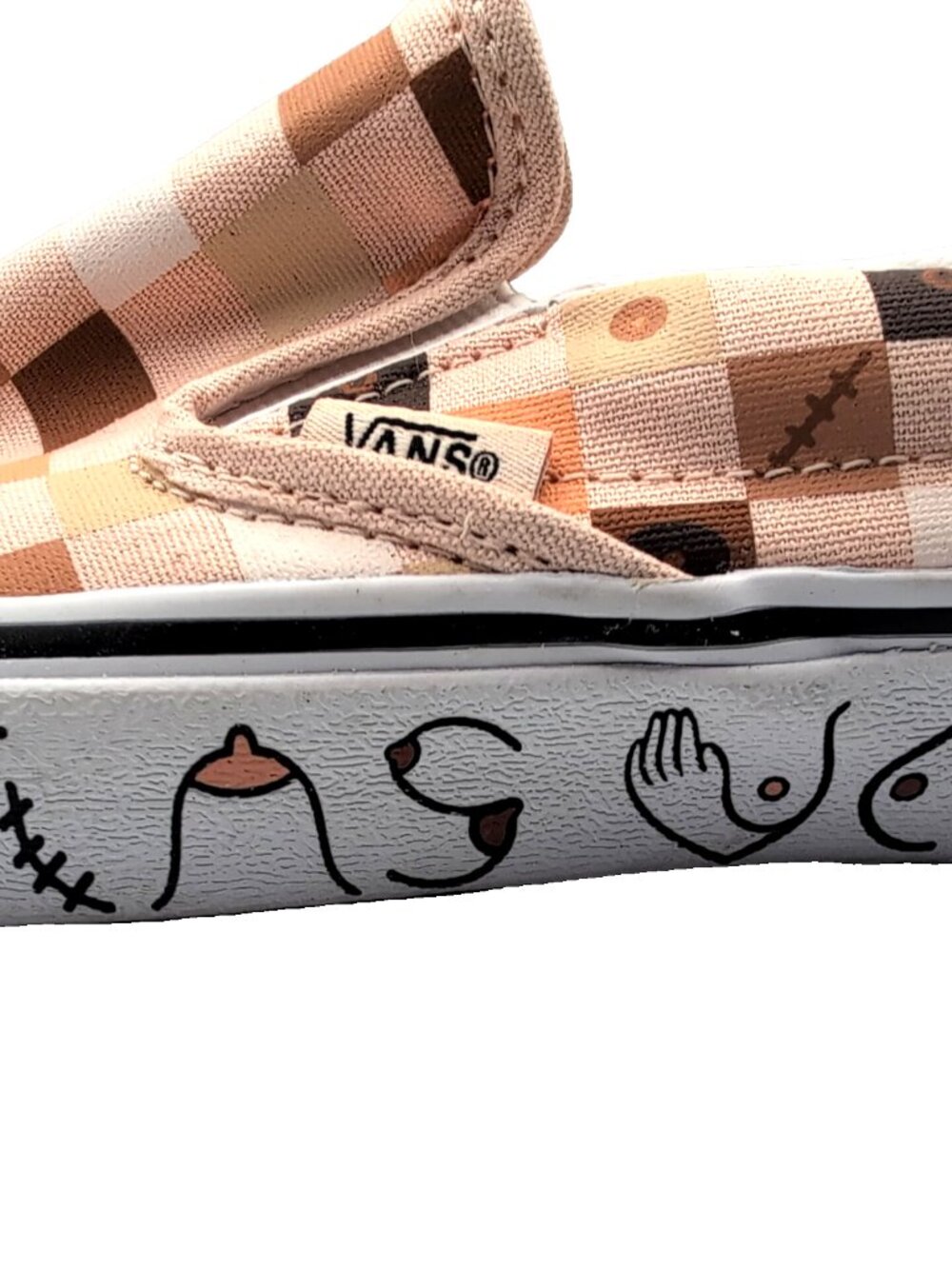 Special Ed'n VANS Fleshtones Breast Cancer Awareness Shoes Mens 8 Ladies 9.5 EUC - Picture 4 of 10